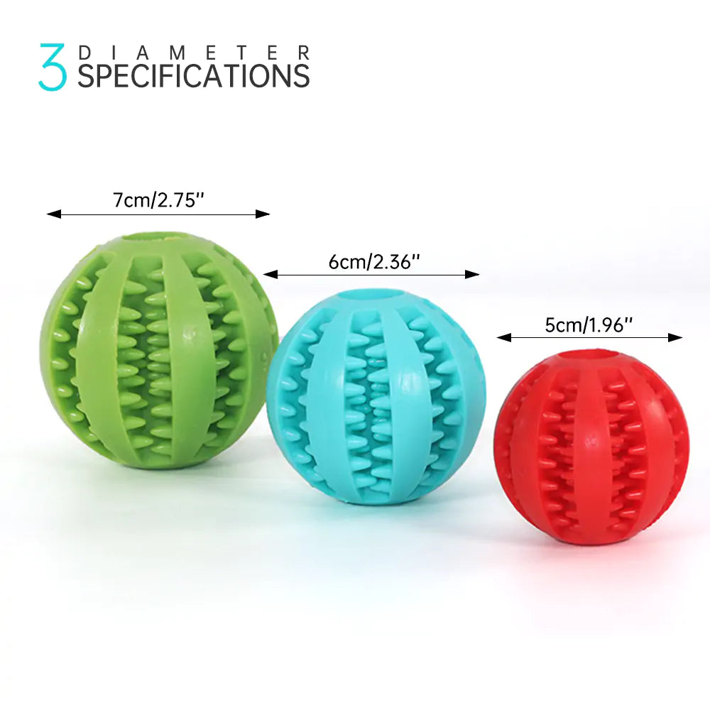Rubber Ball Dog Toy