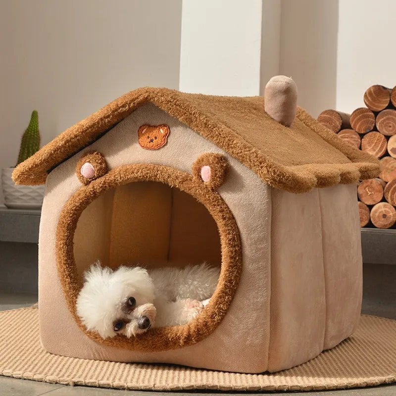 Enclosed Pet Bed